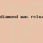 diamond man rolex watch