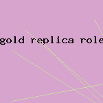 gold replica rolex solid