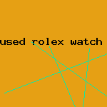 used rolex watch