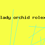 lady orchid rolex