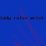 lady rolex wrist watch