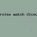 rolex watch dicount prices