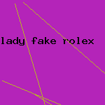 lady fake rolex