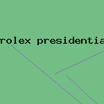 rolex presidential