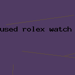 used rolex watch