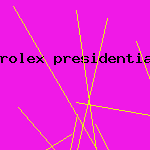 rolex presidential