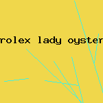 rolex lady oyster