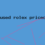 used rolex prices