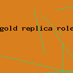 gold replica rolex solid